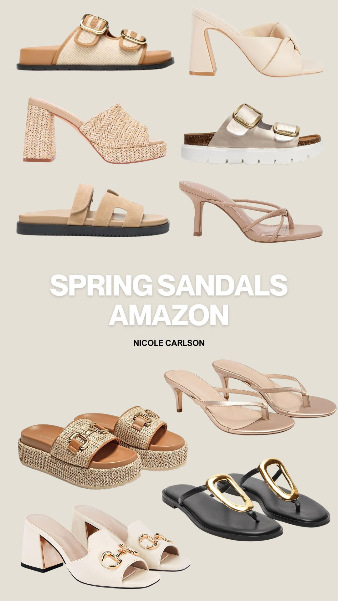 Spring sandals for all occasions from Amazon 

 

#LTKootd #LTKSeasonal #LTKU