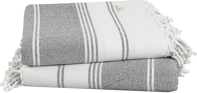 LANE LINEN Beach Towel, 2 Pack Beach Towels Oversized, 39"x71", Quick Dry Pool Towels for Adults,... | Amazon (US)
