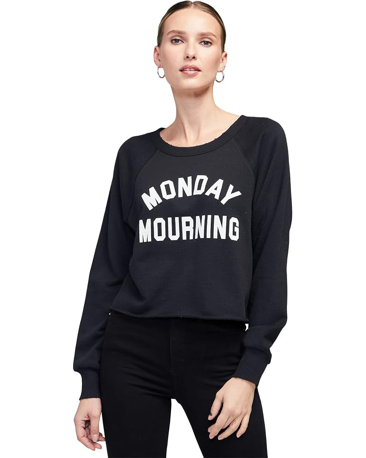 Wildfox Monday Mourning World Tour Crop | Zappos