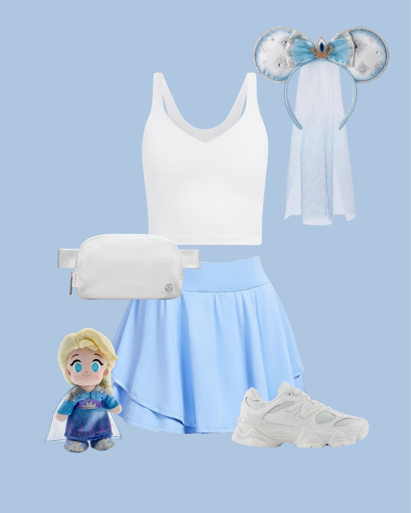 Athleticwear Elsa outfit idea for Walt Disney World 

#LTKStyleTip #LTKSeasonal