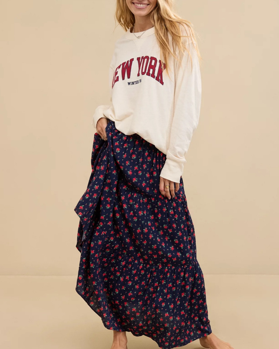 Tiered Floral Maxi Skirt

#LTKSaleAlert #LTKFindsUnder50