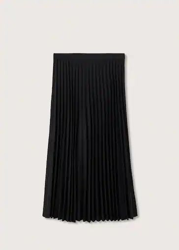 Pleated midi skirt | MANGO (US)