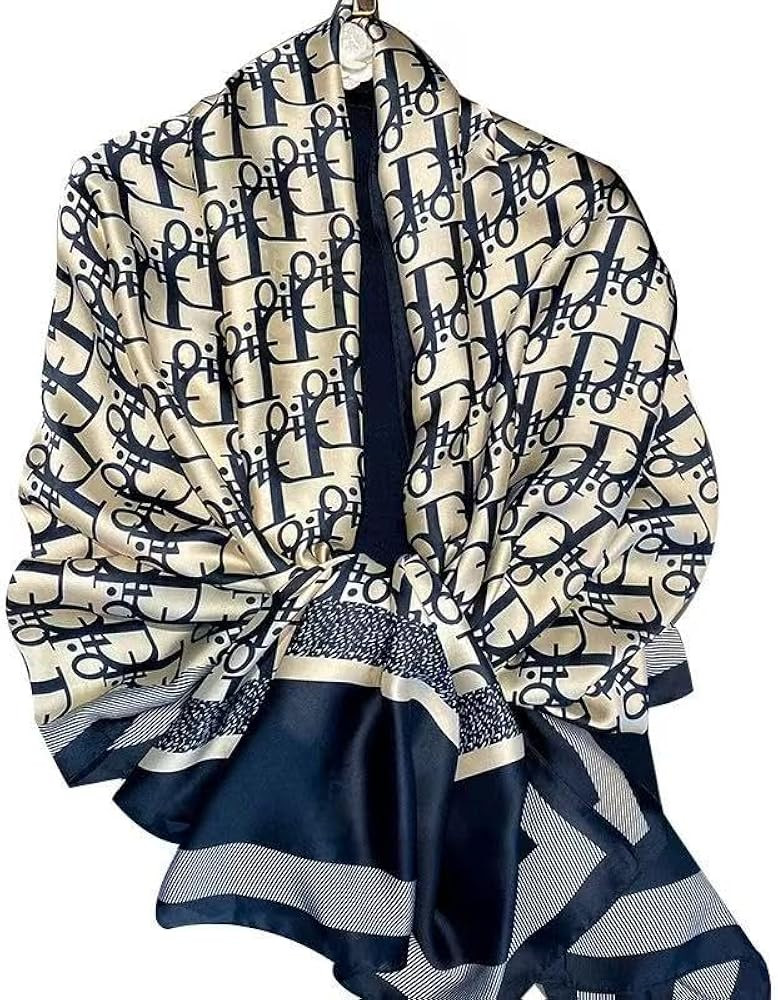 FairyCity Womens oversized Luxury Silk Scarf Long Satin Scarf Lightweight Fashion Shawl Wrap | Amazon (US)