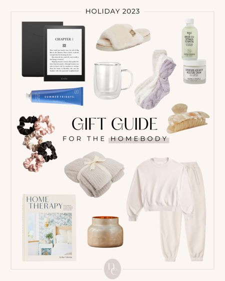 Gift ideas for the homebody!

Cozy gifts 
Matching set
Gift ideas for her 
Gift guide for her 
Kindle 
Coffee table book
Loungewear
Athleisure 

#LTKGiftGuide #LTKHoliday