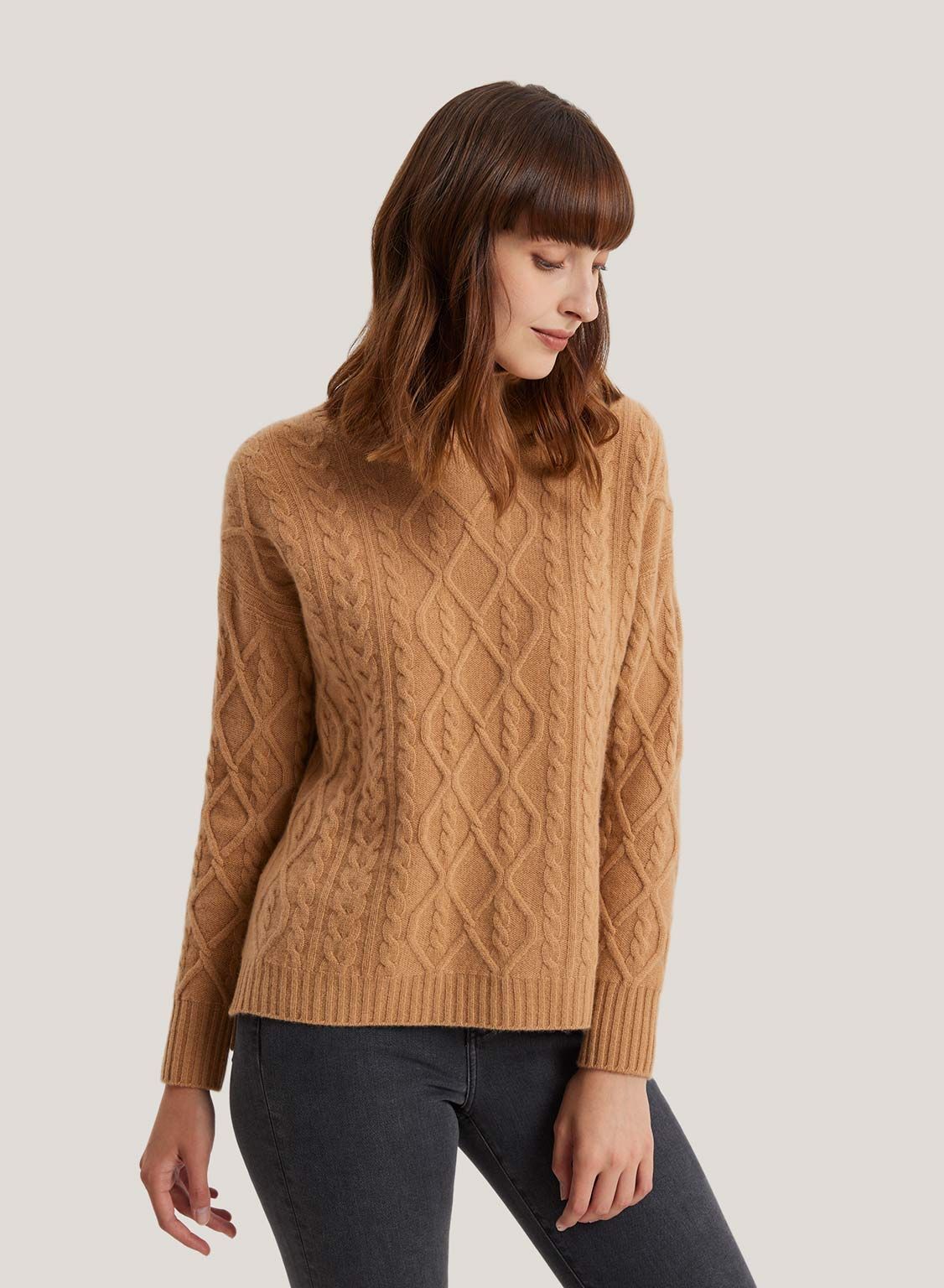Chunky Seamless 100% Cashmere Sweater | Gentle Herd