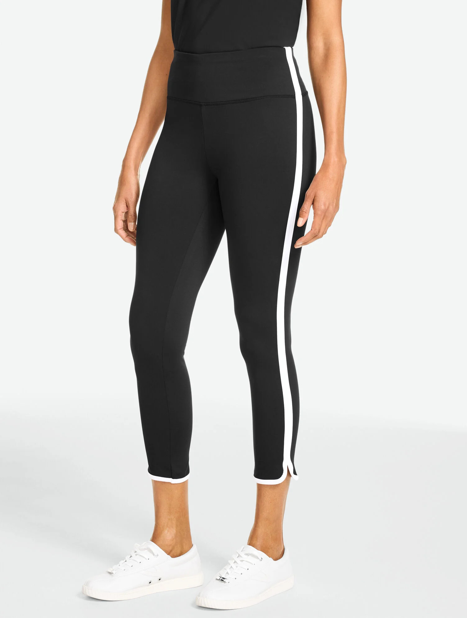 Out & About Curved Capri Leggings | Talbots