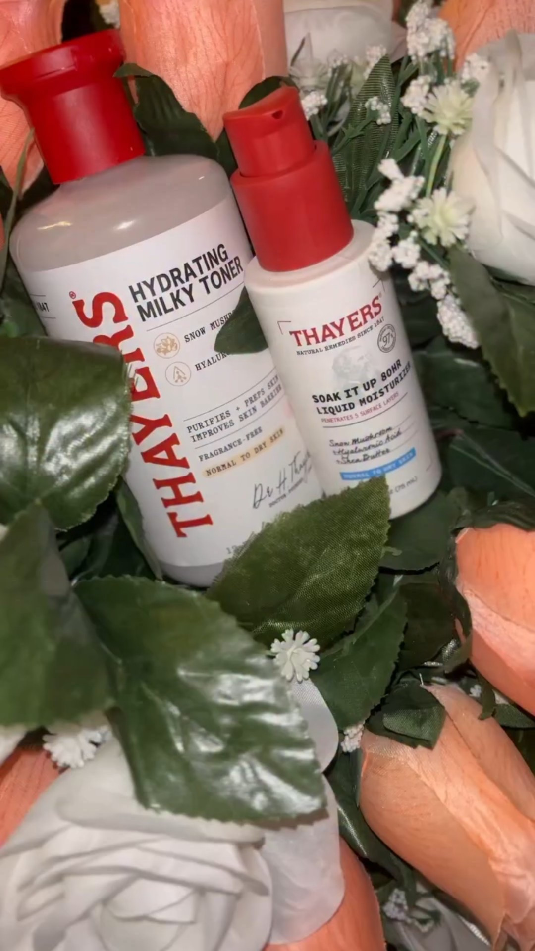 @thayers Winter Weather Routine 🥶

Step One: Hydrating Milky Cleanser 
Step Two: Hydrating Milky Toner
Step Three: Soak it Up 80hr Liquid Moisturizer 

Each step is infused with  Hyaluronic Acid and Snow Mushroom designed to give your skin the hydration it needs, perfect for the winter weather.

#Thayers #ThayersAmbassador #Winter #hyaluronic_acid #skincarethatworks

#LTKBeauty #LTKgrwm #LTKmorningroutine