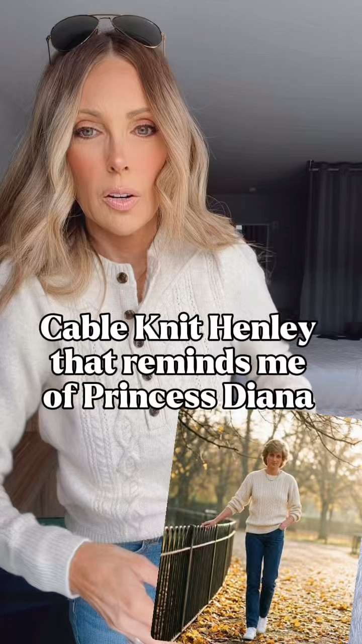 This immediately reminded me of a lot of Princess Diana's classic English countryside looks. Timeless and classy.. this one never goes out of style.