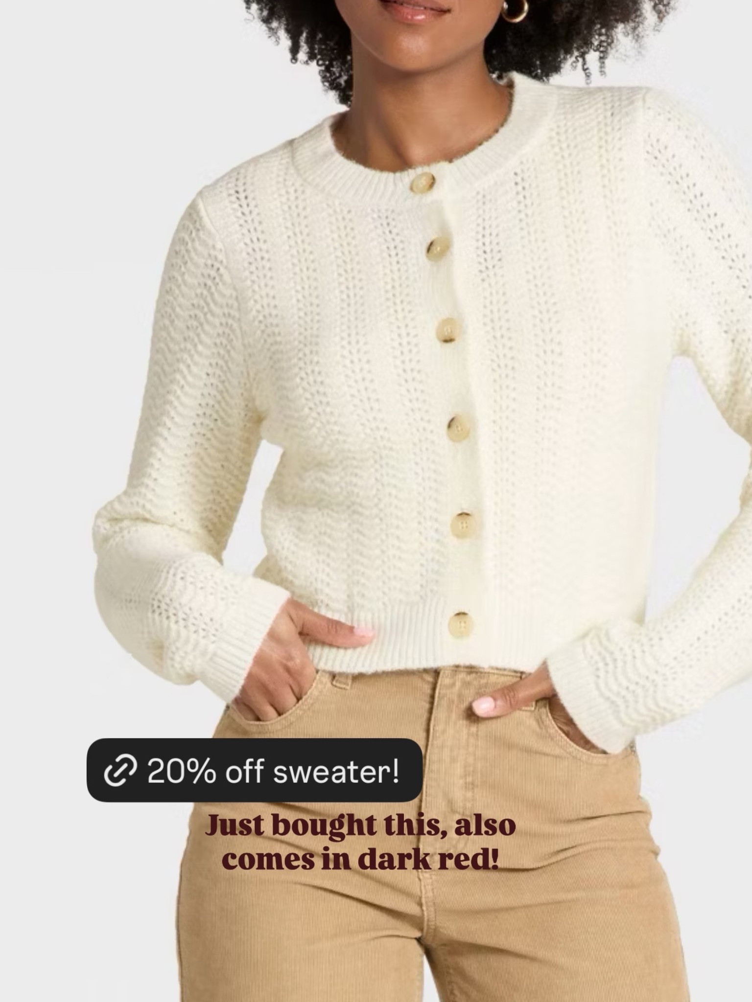 Just bought this pretty lace sweat sweater from target! Currently 20% off and available in deep red if you still need a Christmas sweater. 


#LTKSaleAlert #LTKFindsUnder50 #LTKHoliday