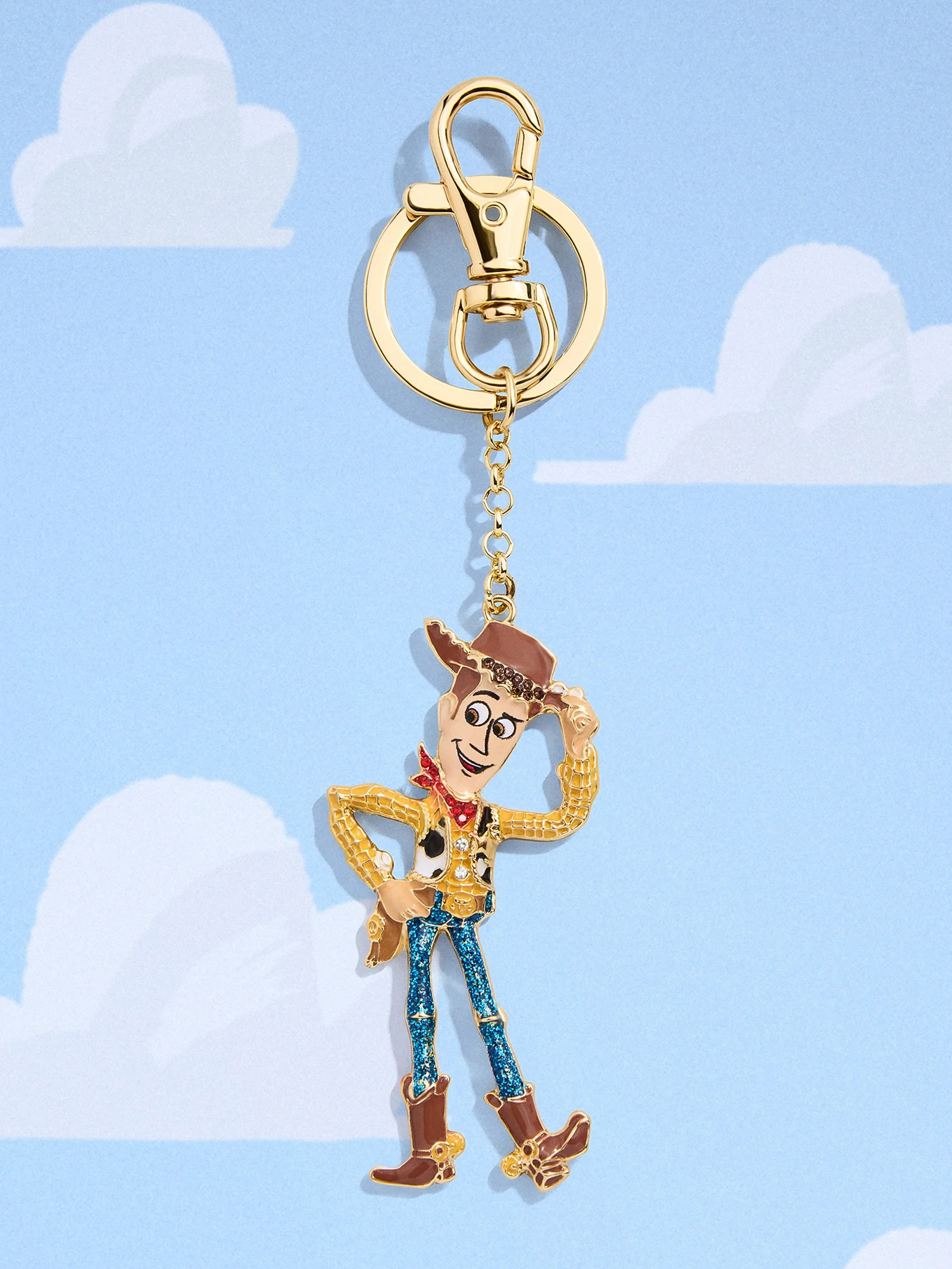 Disney Toy Story Pixar 2D Bag Charm - 2D Woody | BaubleBar