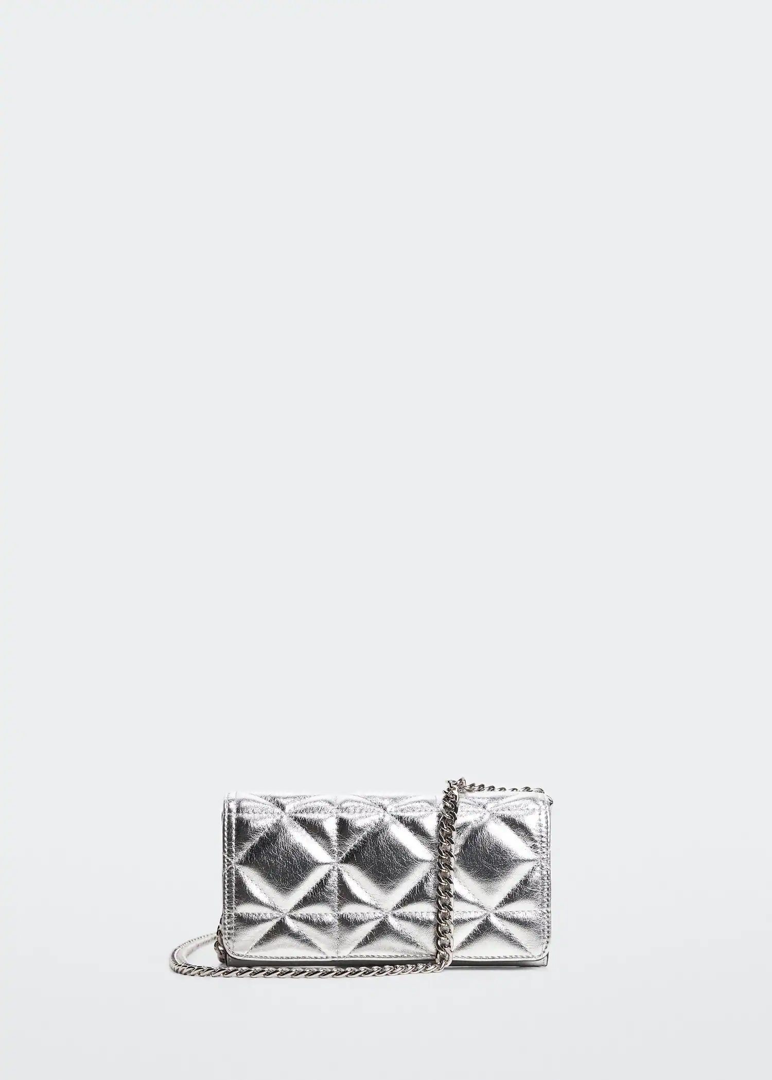 Quilted bag with chain handle -  Women | Mango USA | MANGO (US)