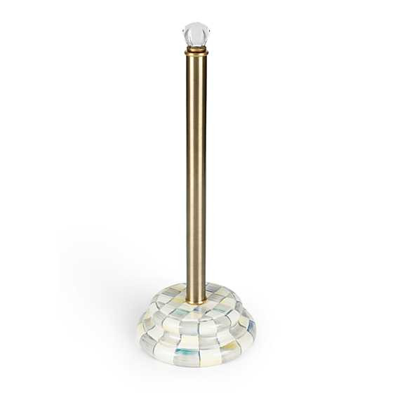 Sterling Check Toilet Tissue Storage | MacKenzie-Childs