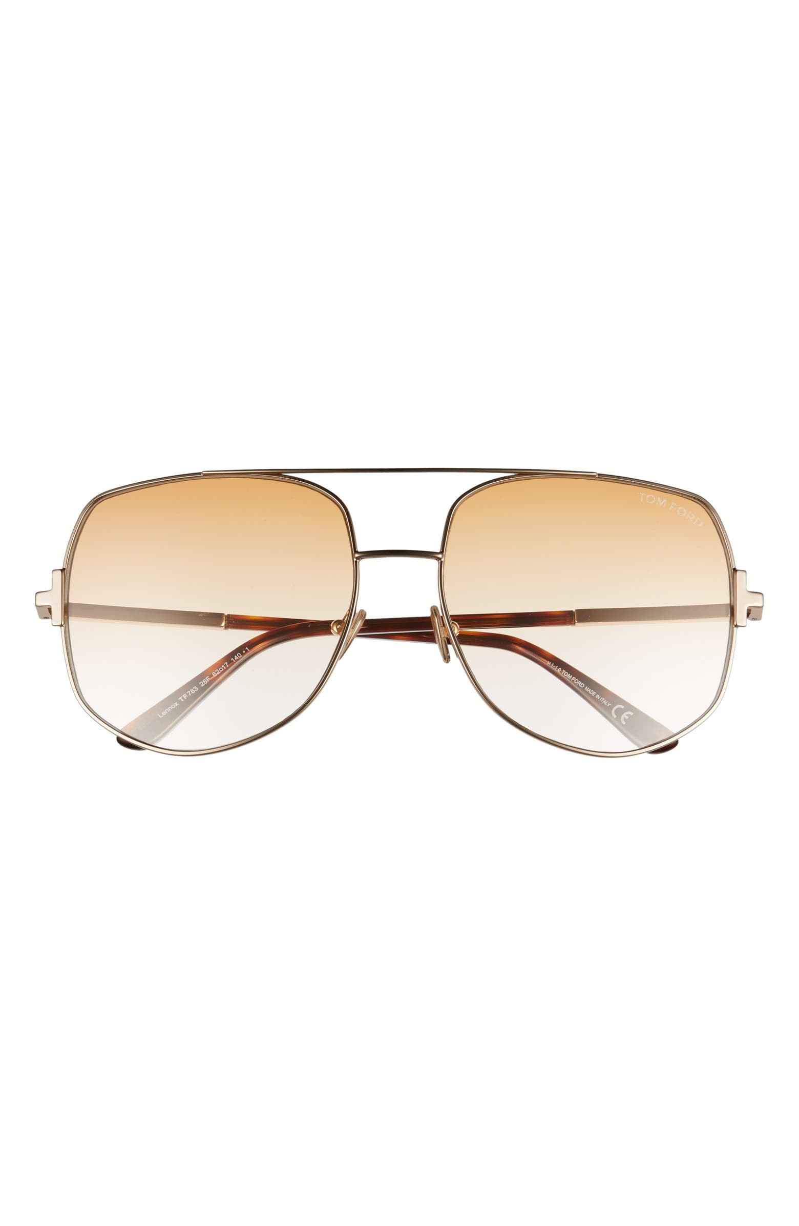 Tom Ford Lennox 62mm Oversize Aviator Sunglasses | Nordstrom | Nordstrom