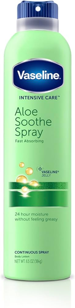 Vaseline\u00ae Intensive Care\u2122 Aloe Soothe Spray, 6.5 Oz | Amazon (US)