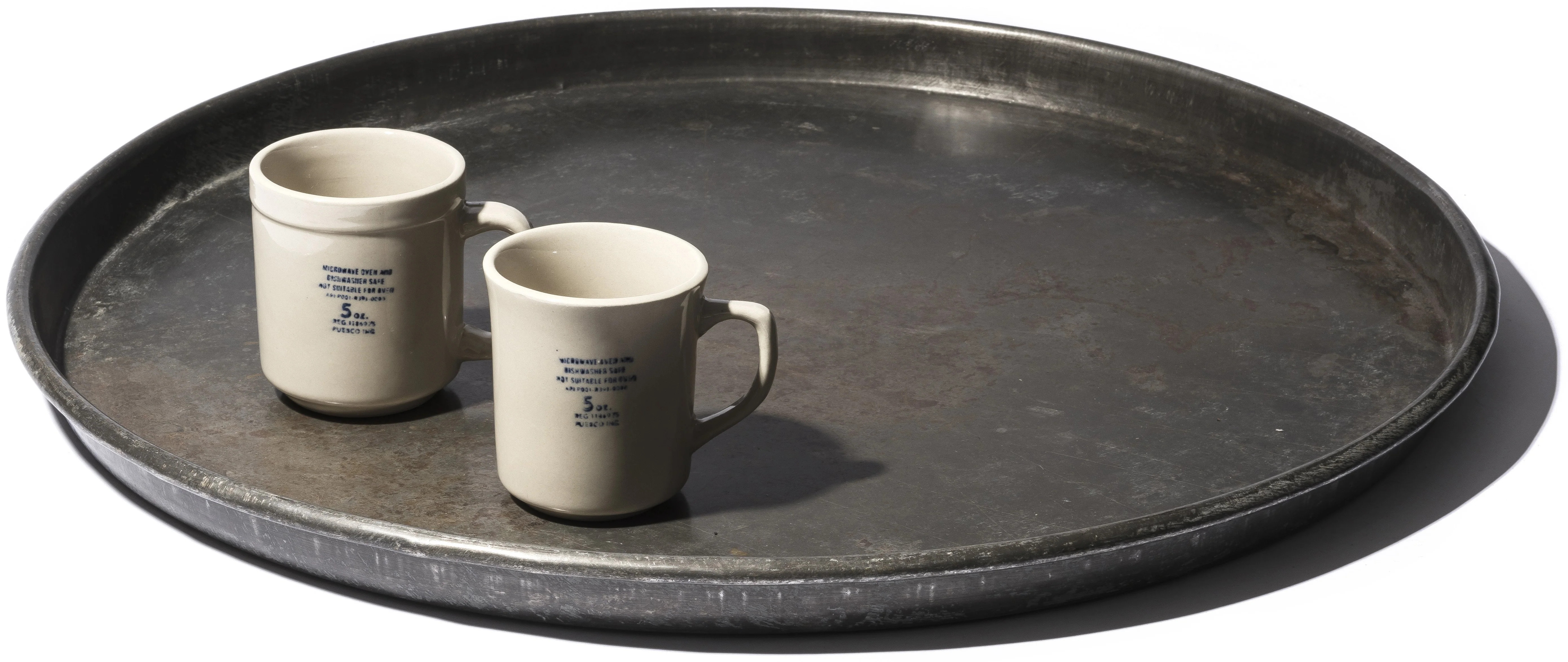 Vintage Large Round Tray – BURKE DECOR | Burke Decor