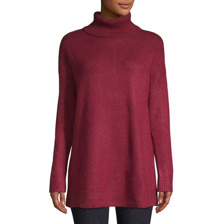 Ribbed Turtleneck Sweater | Walmart (US)
