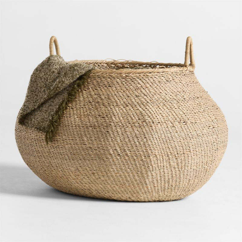 Nes Medium Woven Basket 15" by Brigette Romanek | Crate & Barrel | Crate & Barrel