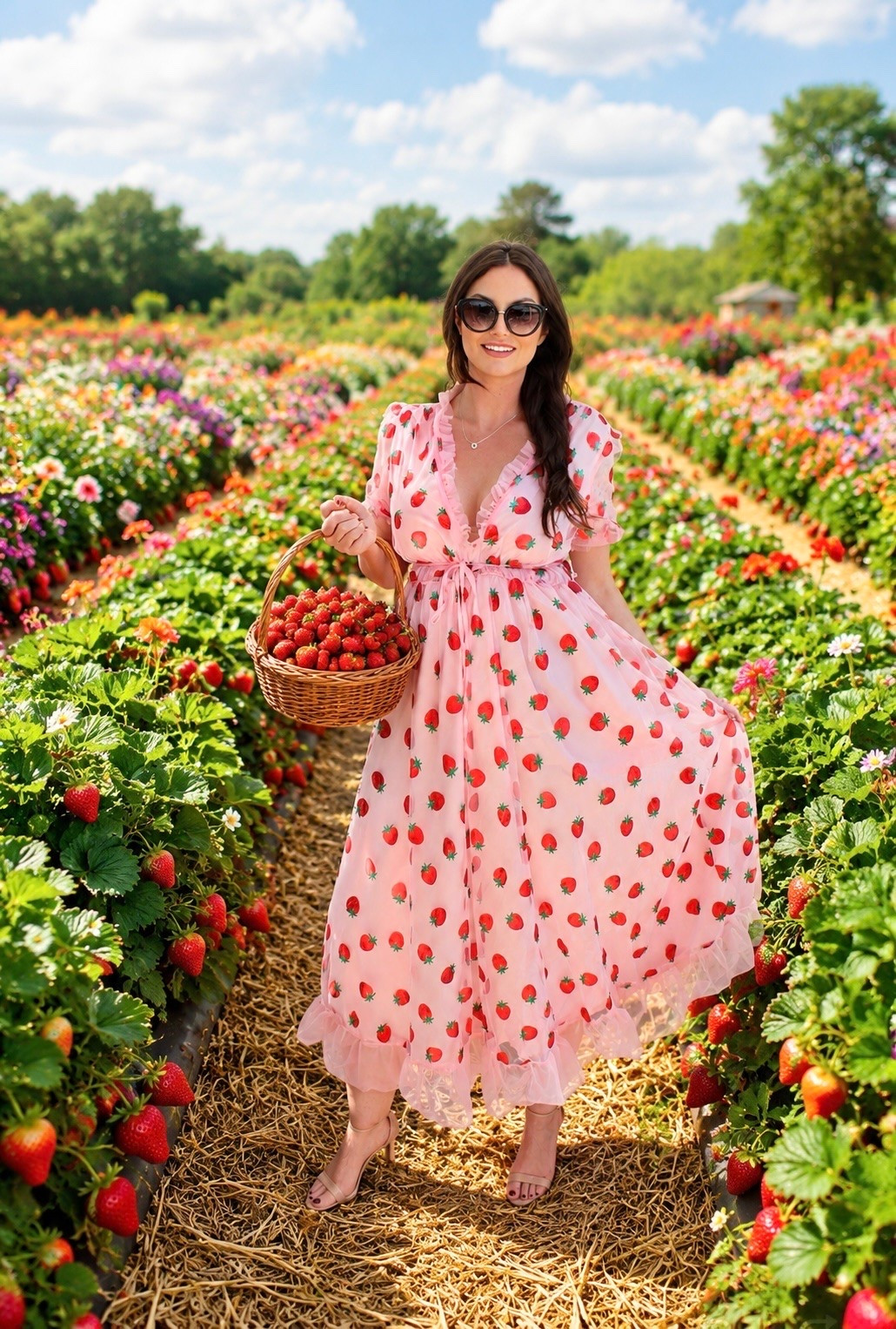 The viral strawberry dress