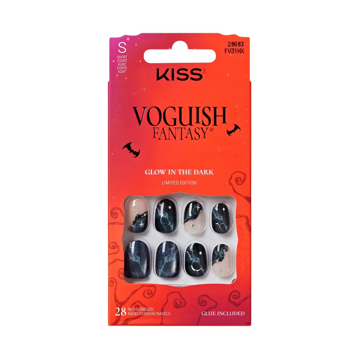KISS Products Voguish Fantasy Fake Nails - Space Girl - 31ct | Target