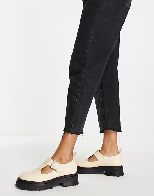 & Other Stories chunky brogue in off white | ASOS (Global)