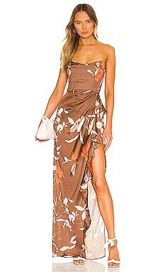 Katie May Baby Cakes Gown in Cocoa Mocha Latte from Revolve.com | Revolve Clothing (Global)