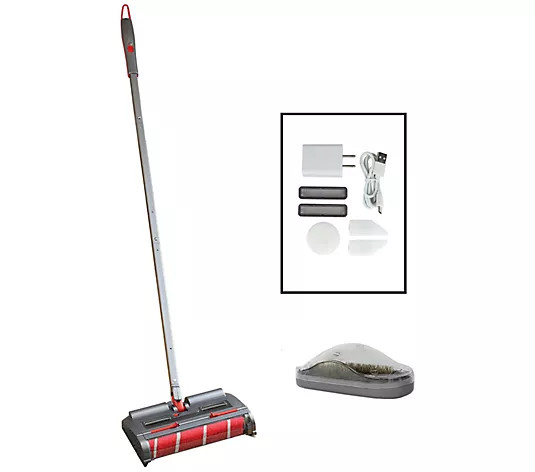 Voom Deluxe Cordless Power Sweeper with Mini Sweeper | QVC