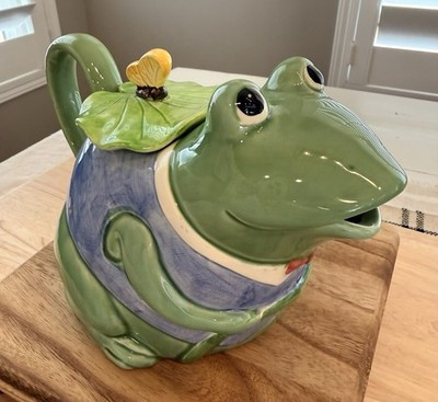 Vtg ceramic Freddy the Frog teapot designed by Mary Ann Baker for Otagiri | eBay US