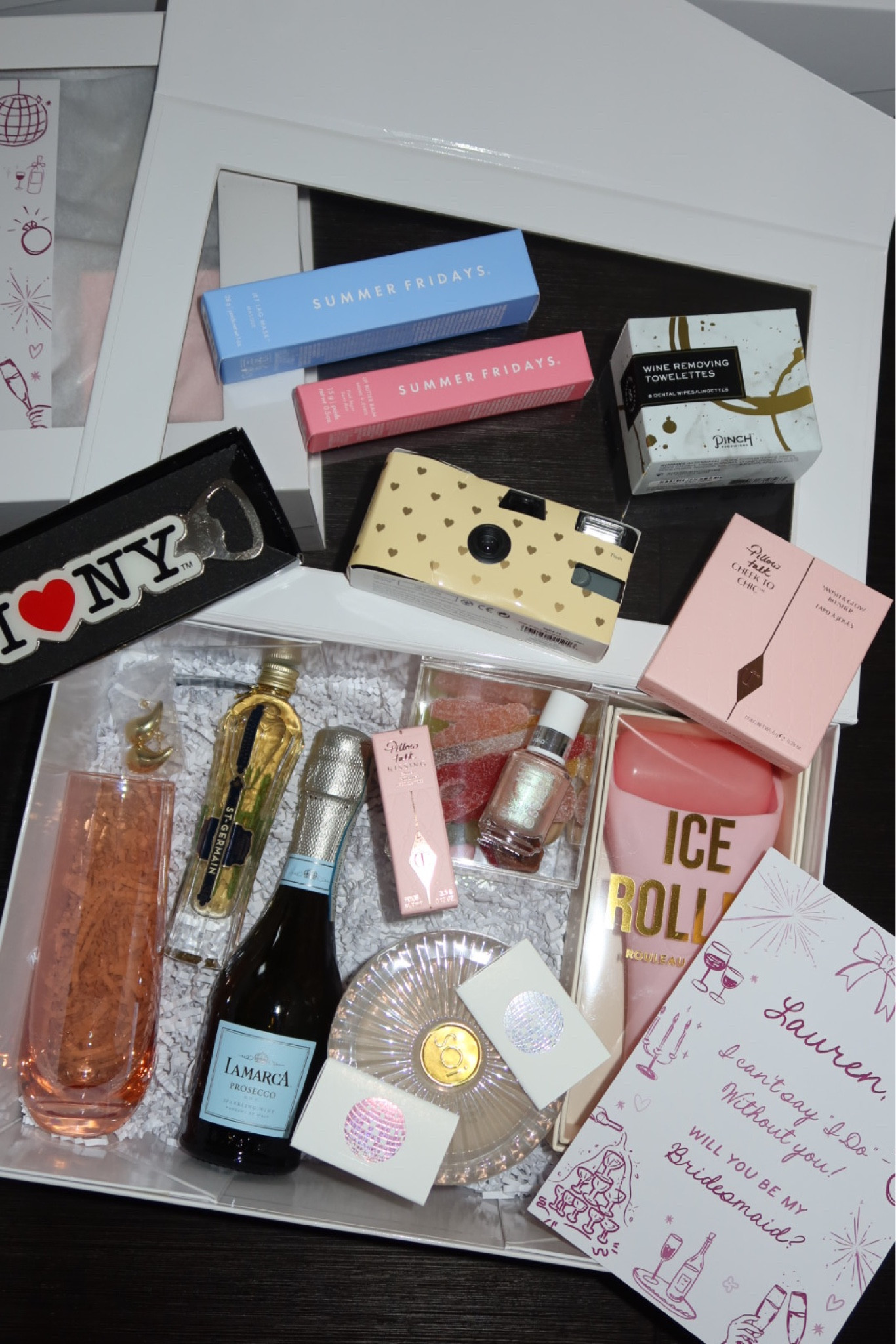 What’s in my bridesmaid proposal boxes (full blog post on www.kayleighskloset.com). Sharing everything I included to spoil my girls!

Bridesmaid, bridesmaid proposal box, bridesmaid gift ideas, bride to be, bridal gifts, gifts for your bridesmaids, how to ask your bridesmaids 

#LTKParties #LTKBeauty #LTKWedding