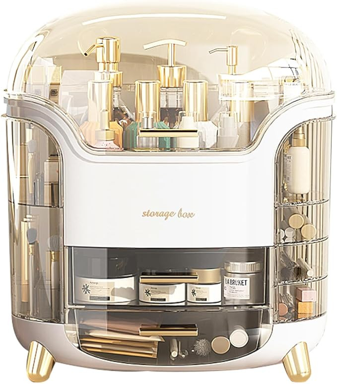 【Upgrade Large Makeup Organizer Countertop Cosmetic Organizer Makeup Storage Organizer Skincare... | Amazon (US)