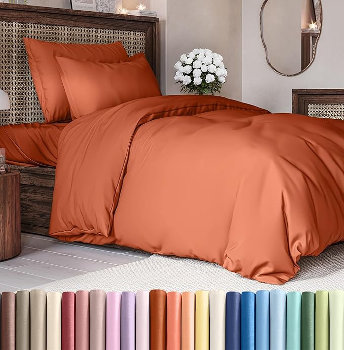 Duvet Cover Twin/Twin XL Size Set - Extra Soft Twin/Twin XL Duvet Cover 68" x 90" with 1 Pillow S... | Amazon (US)