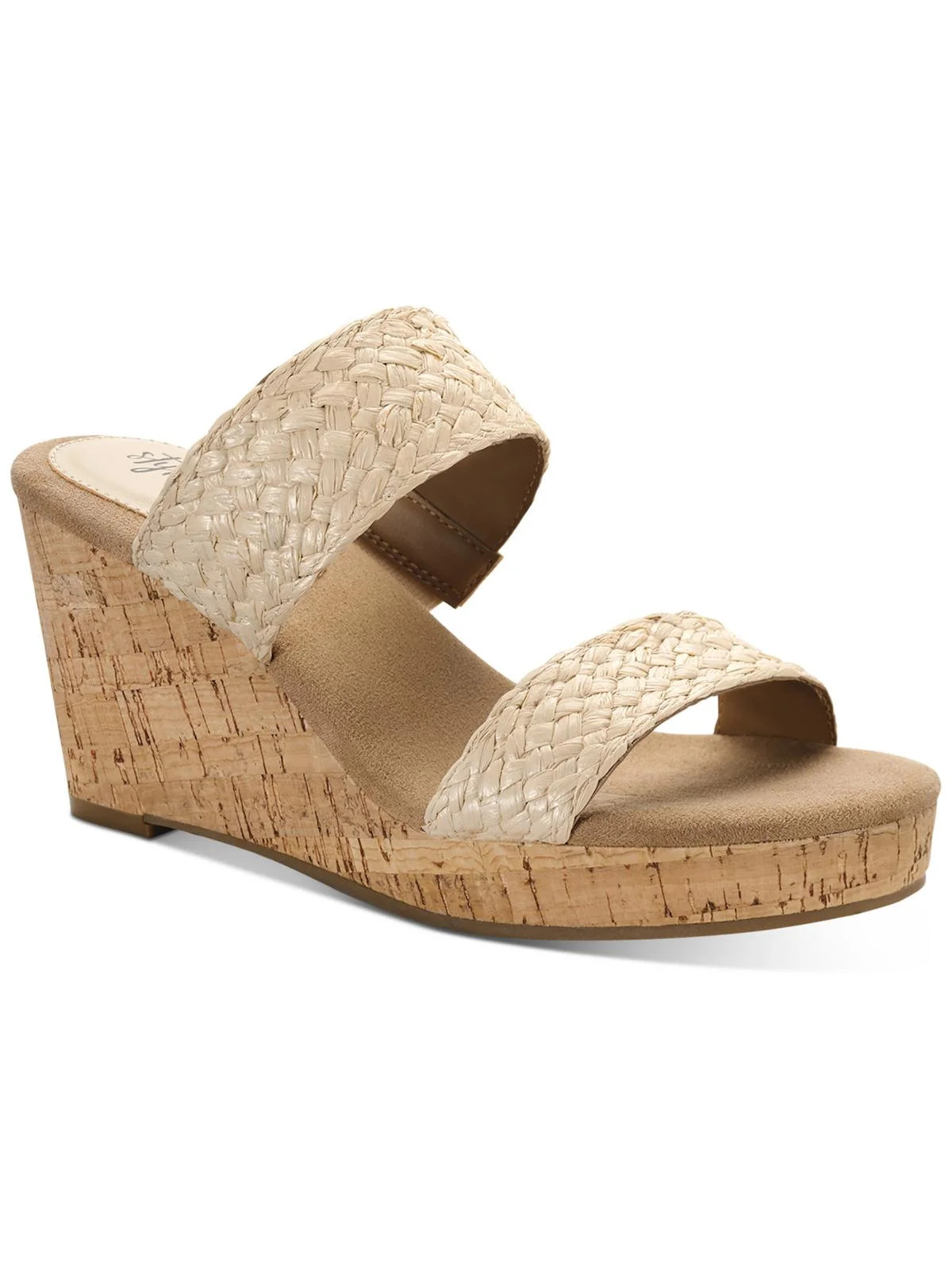 Style & Co. Womens Daliaa Slip On Woven Wedge Sandals | Walmart (US)