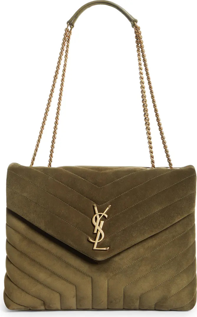 Medium Lou Matelassé Suede Shoulder Bag | Nordstrom