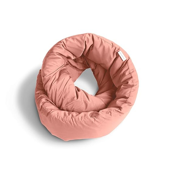 Huzi Infinity Pillow - Design Power Nap Pillow, Travel and Neck Pillow (Pink) | Amazon (US)