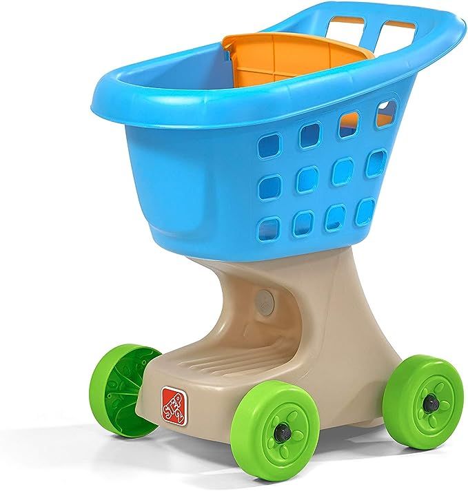 Amazon.com: Step2 Little Helper's Shopping Cart | Blue Toy Shopping Cart for Toddlers : Toys & Ga... | Amazon (US)