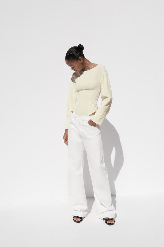 CUT OUT CORSET BODYSUIT | Zara US