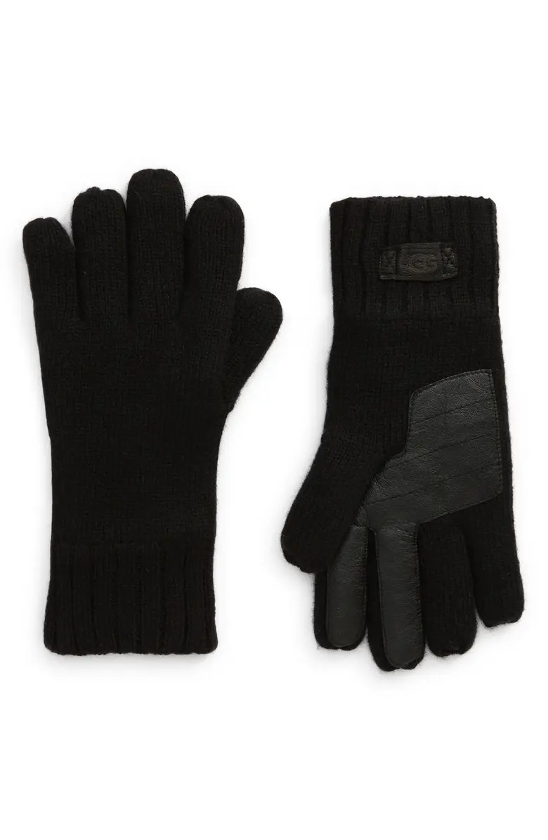 UGG® Wool Blend Knit Tech Gloves | Nordstrom | Nordstrom