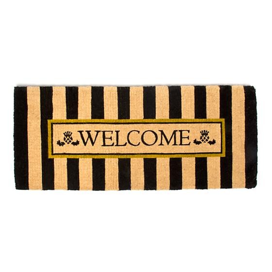 Awning Stripe Double Door Welcome Mat | MacKenzie-Childs