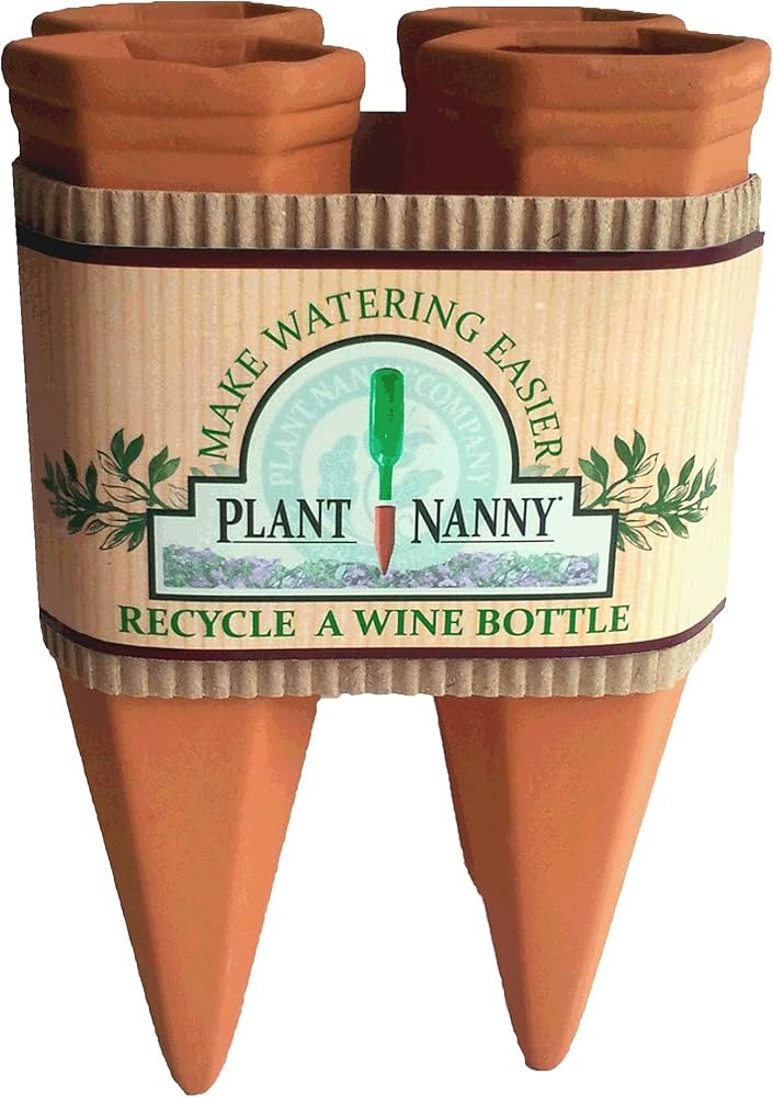Plant Nanny Recycle a Wine Bottle Stake Set 4 Count | Amazon (US)