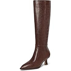 MUCCCUTE Knee High Boots Women - Boots for Women Square Toe Chunky Heels Tall Boots Pull-On PU Lo... | Amazon (US)