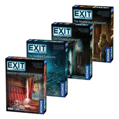 Thames & Kosmos EXIT: The Game,  Dead Man on the Orient Express, The Sinister Mansion, The Sunken Treasure, and The Mysterious Museum | Target