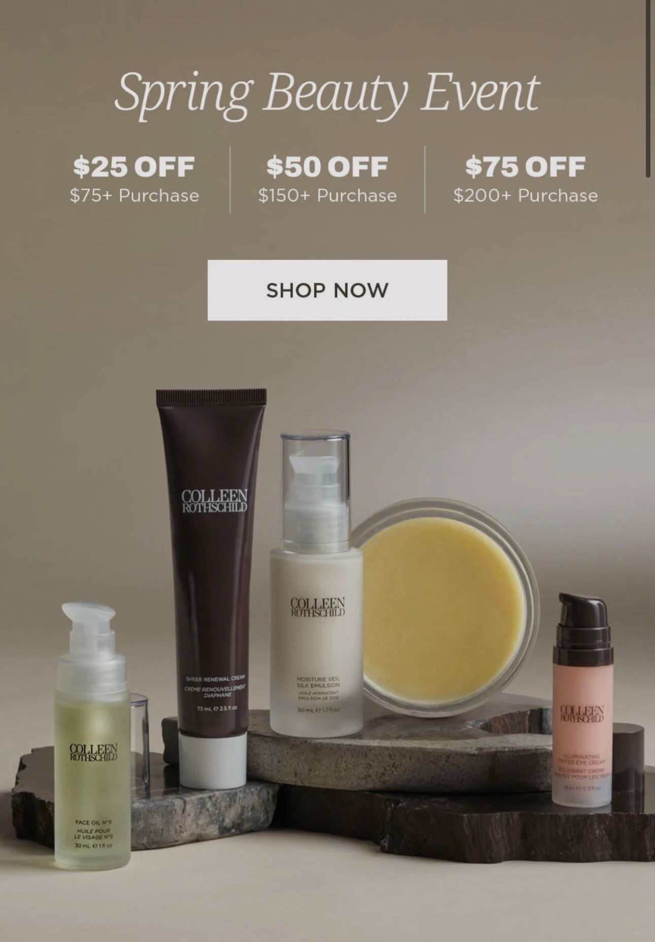 Colleen Rothschild Spring sale. Buy more, save more sale. Daily skincare. AM & PM skincare. 

#LTKBeauty #LTKOver40 #LTKSaleAlert