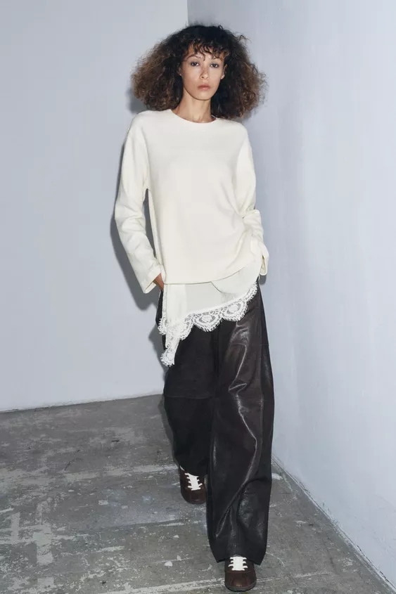 COMBINATION LINGERIE T-SHIRT | Zara US