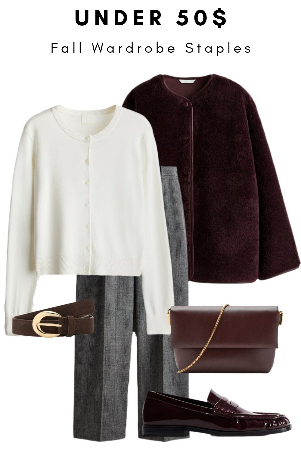 All of these items are actually under 50!!! In love with that burgendy fluffy jacket 

#LTKFindsUnder50 #LTKStyleTip #LTKSeasonal