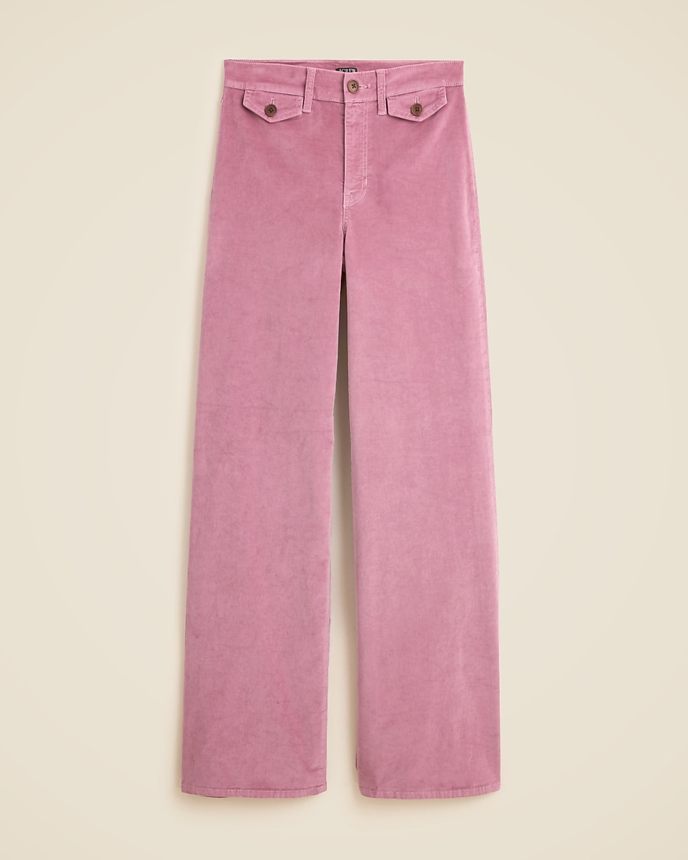 Wide-leg trouser in washed velvet | J. Crew US