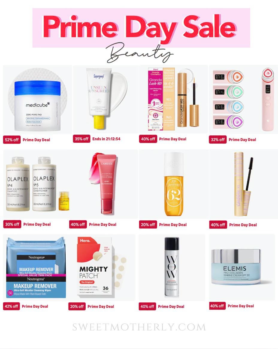 Prime day beauty deals

Clean girl makeup
Glowy skin essentials
Beauty must haves
Everyday makeup routine
Long wear foundation
Lip oils and glosses
Cream blush favorites
Lash boosting products
Viral beauty finds

#LTKSeasonal #LTKSaleAlert