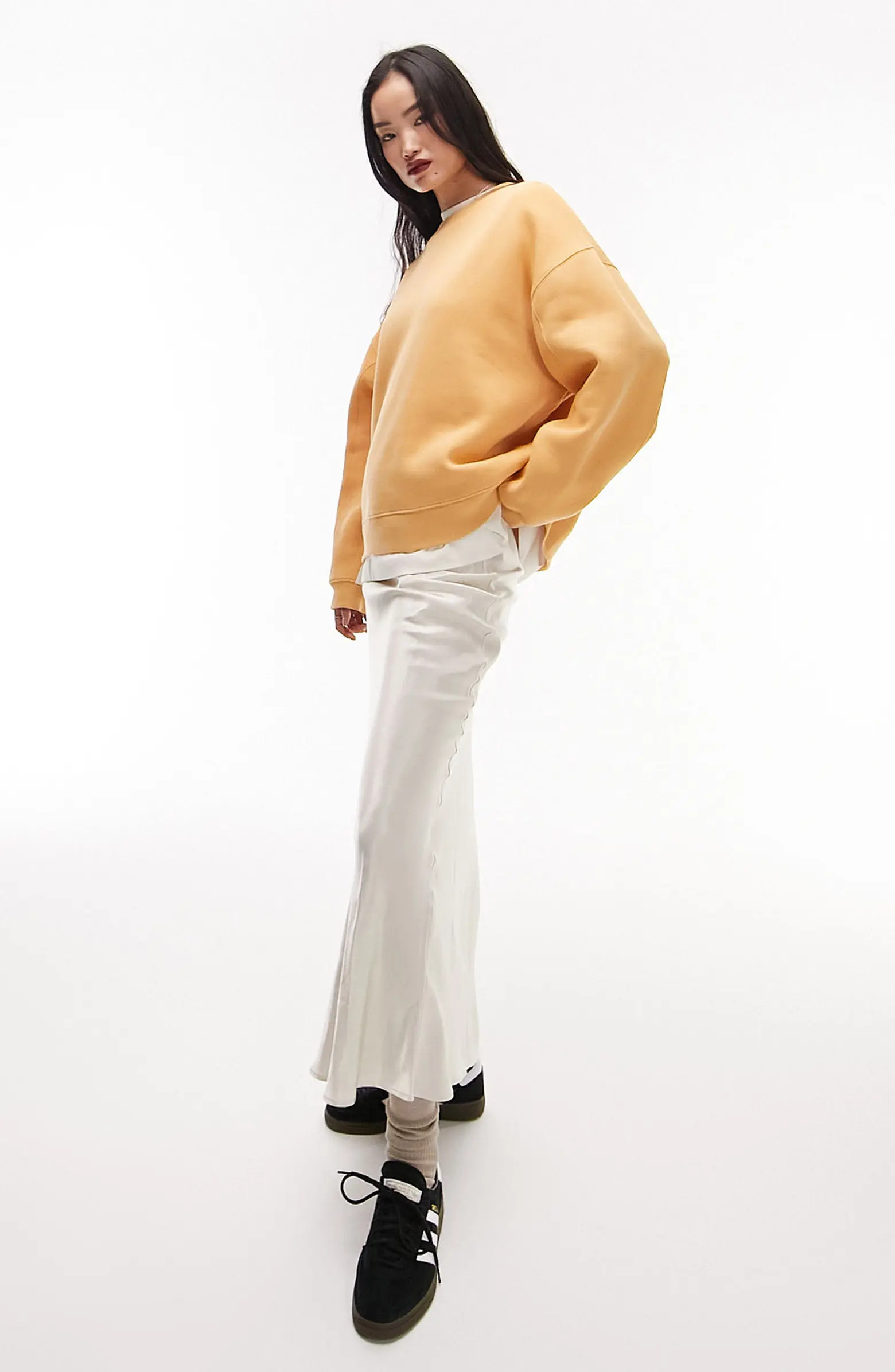 Seam Oversize Cotton Sweatshirt | Nordstrom