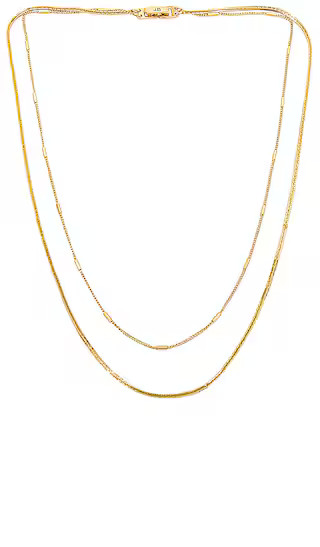 Surfside Duo Necklace in Gold | Revolve Clothing (Global)