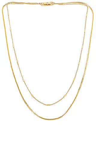 Surfside Duo Necklace in Gold | Revolve Clothing (Global)