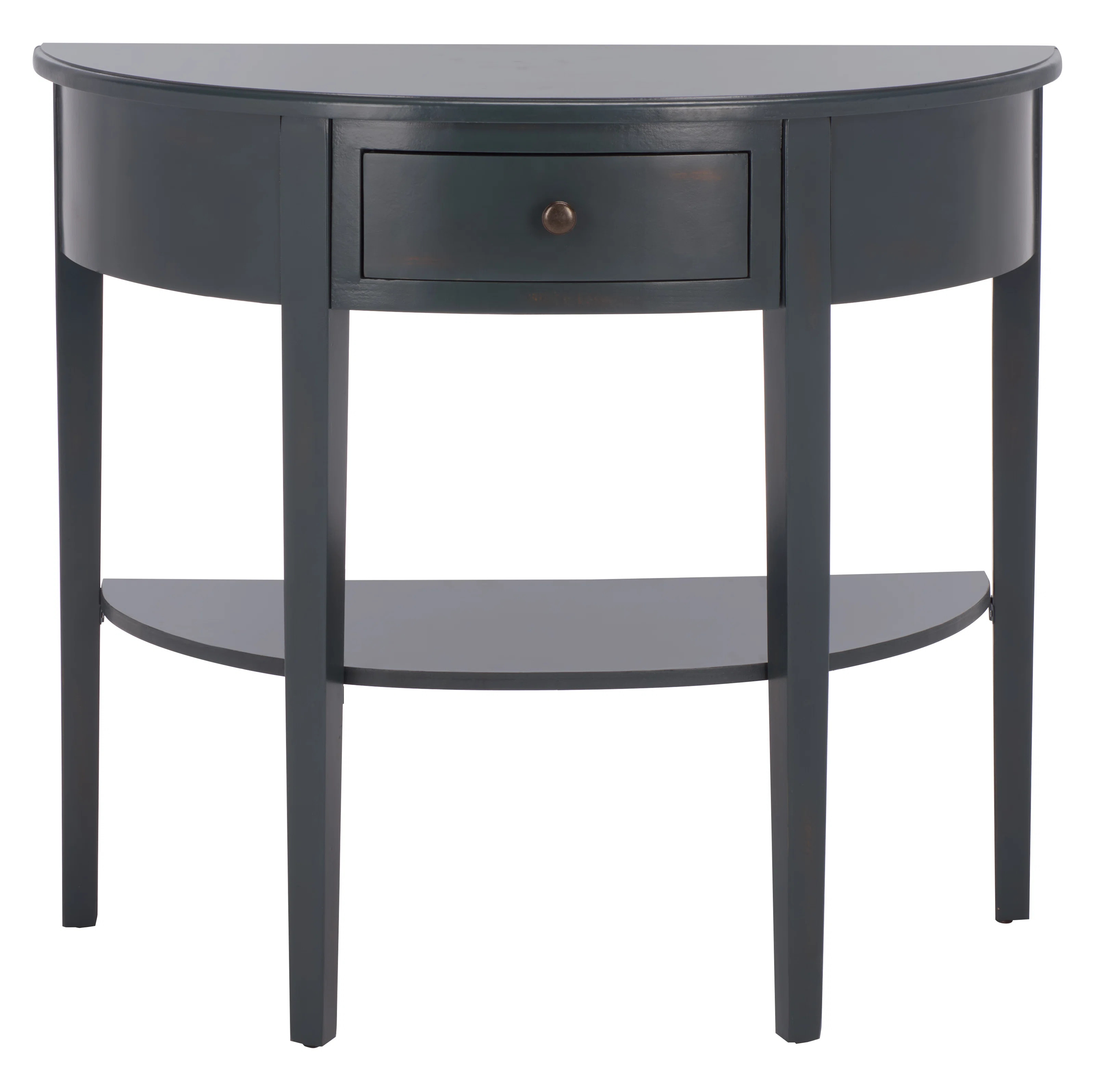 Durable Evangelyne 33.9" Console Table –Solid Wood Compact Decorative Table for Living Room, Ha... | Wayfair North America