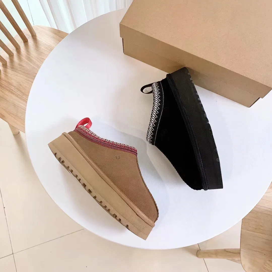 Women Tazz Sandals Fur Slides Classic Ultra Mini Platform Boot Tasman Slip-on Les Petites Suede W... | DHGate